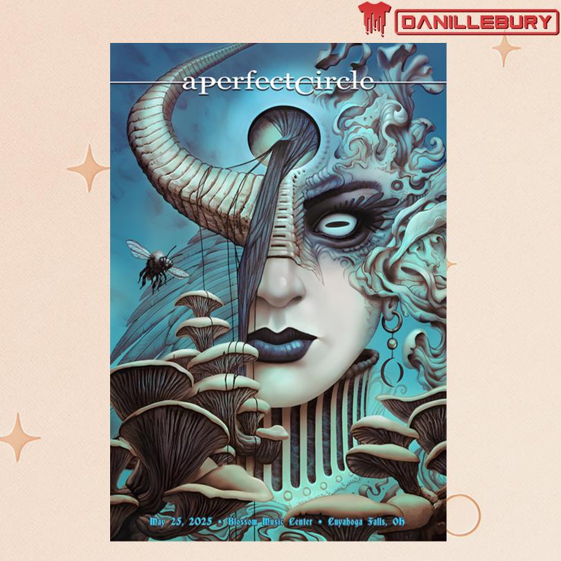 A Perfect Circle Poster Cuyahoga Falls OH May 25 2025