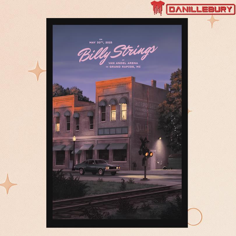 Billy Strings May 30 2025 Van Andel Arena Grand Rapids MI Poster
