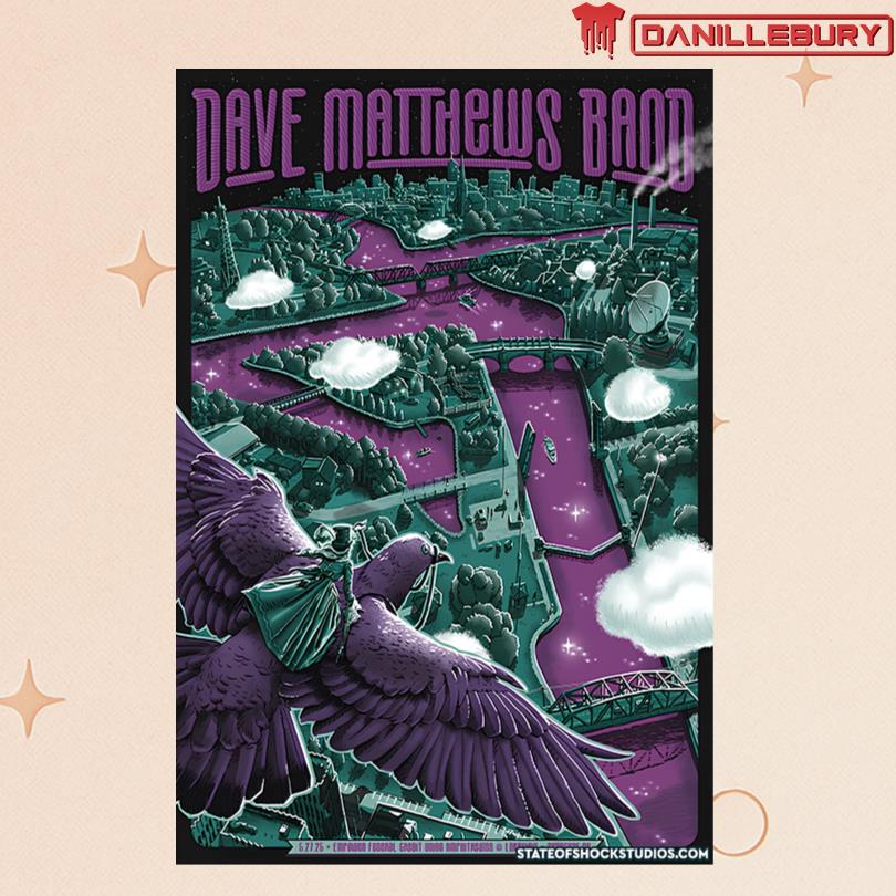 Dave Matthews Band at Lakeview in Syracuse NY May 27 2025 Poster