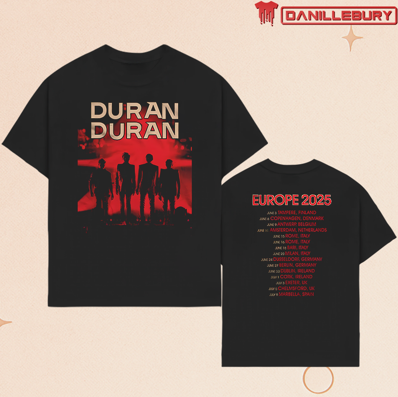 Duran Duran Eure 25 Lineup Tee