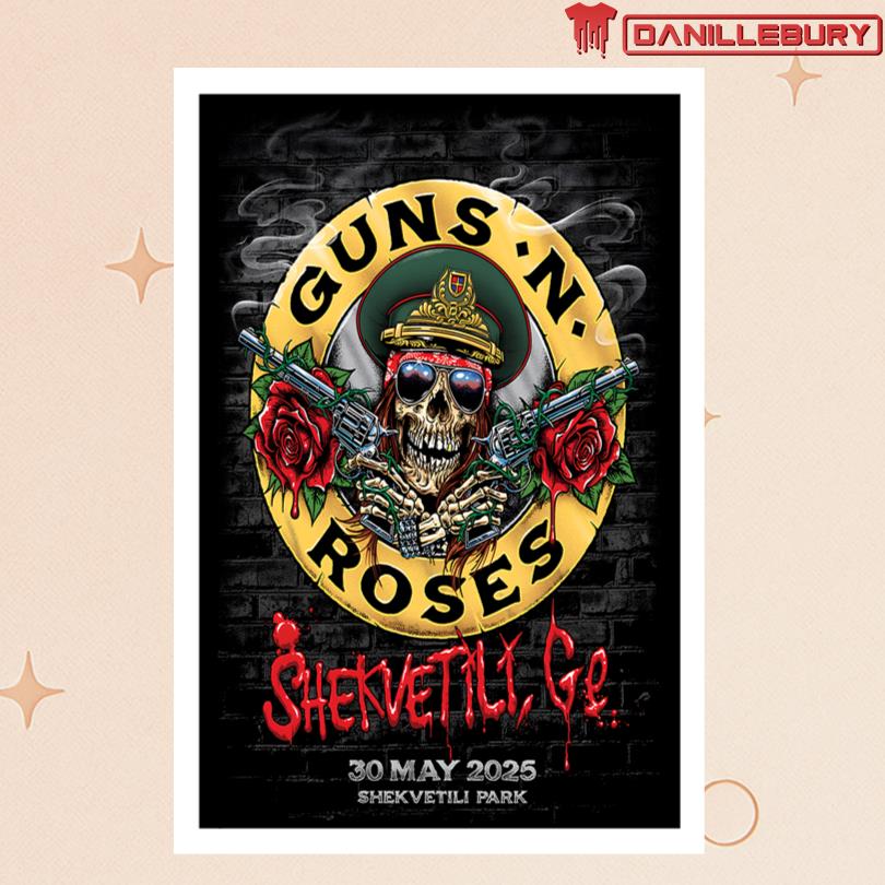 Guns N Roses May 30 2025 Shekvetili Park Poster