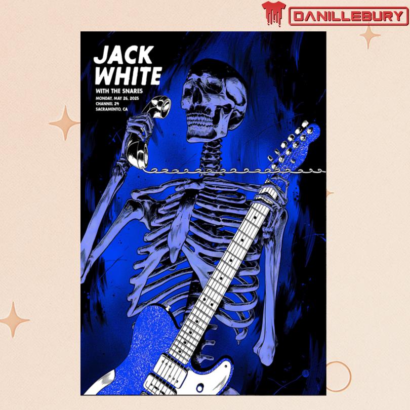 Jack White Poster Sacramento CA May 26 2025