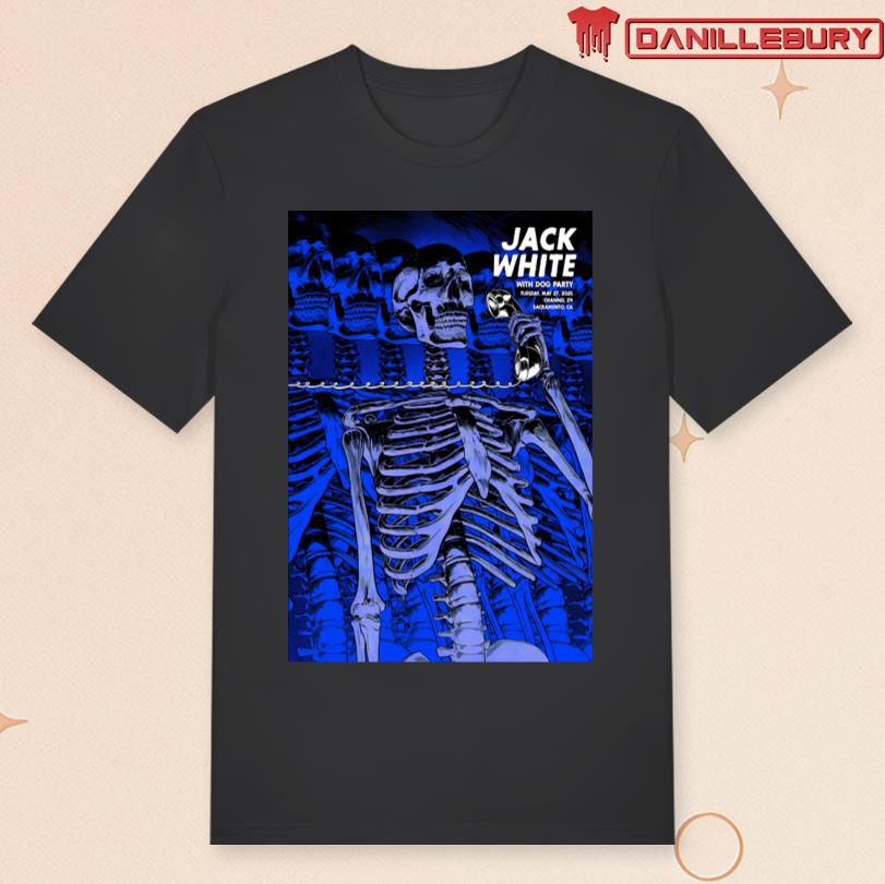 Jack White Sacramento CA May 27 2025 Tour Poster