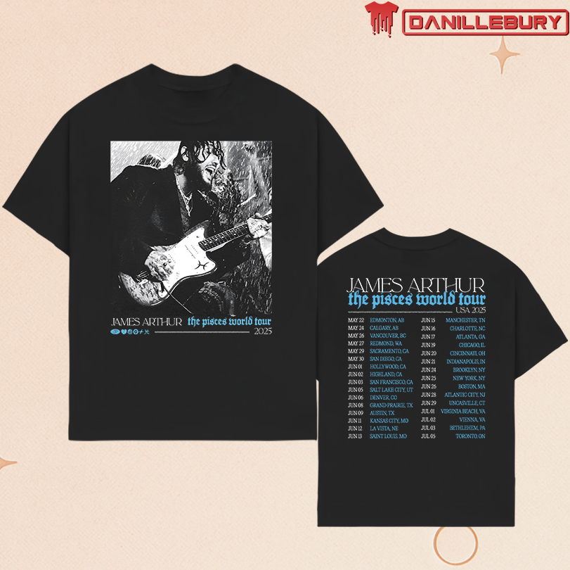 James Arthur Pisces Photo Tee