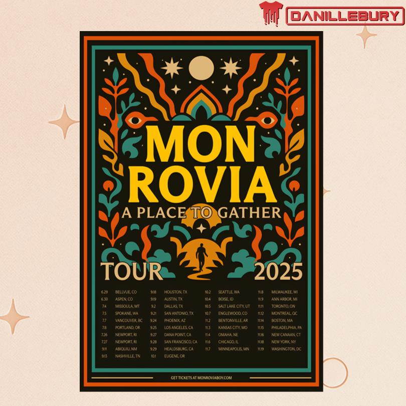 Mon Rovia A Place To Gather Tour 2025 Poster
