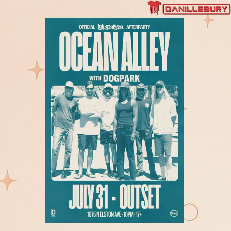Ocean Alley July 31 Outset Chicago IL Poster