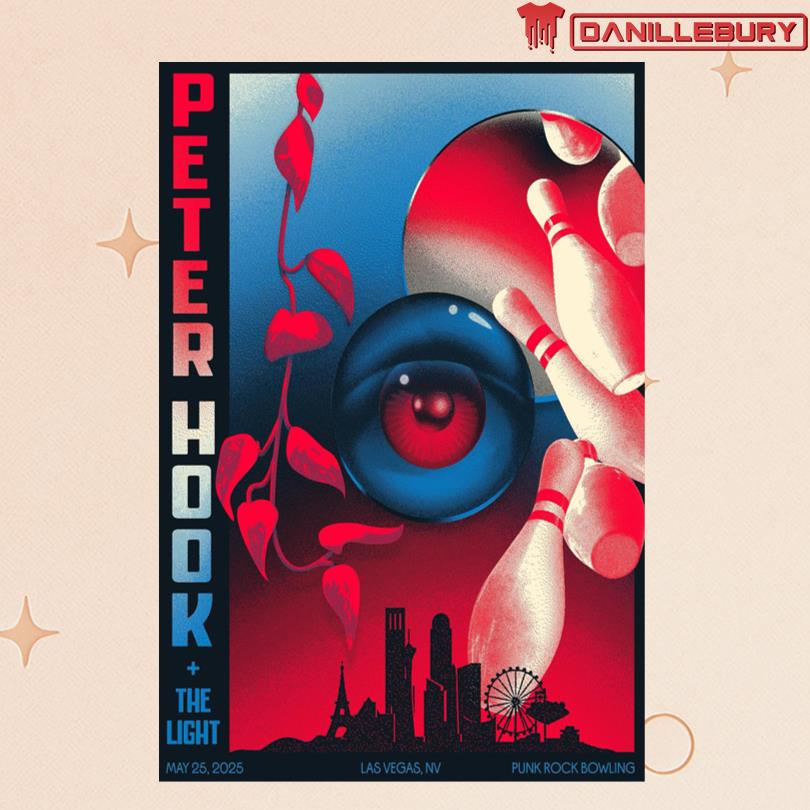 Peter Hook & The Light Poster Las Vegas NV May 25 2025
