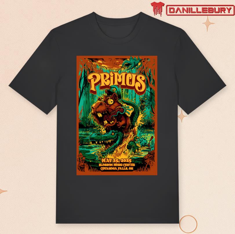 Primus May 25 2025 Blossom Music Center Cuyahoga Falls OH Poster