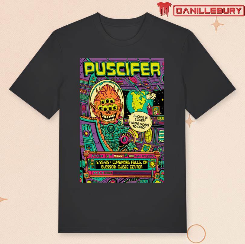 Puscifer 5.25.2025 Blossom Music Center Cuyahoga Falls OH Poster