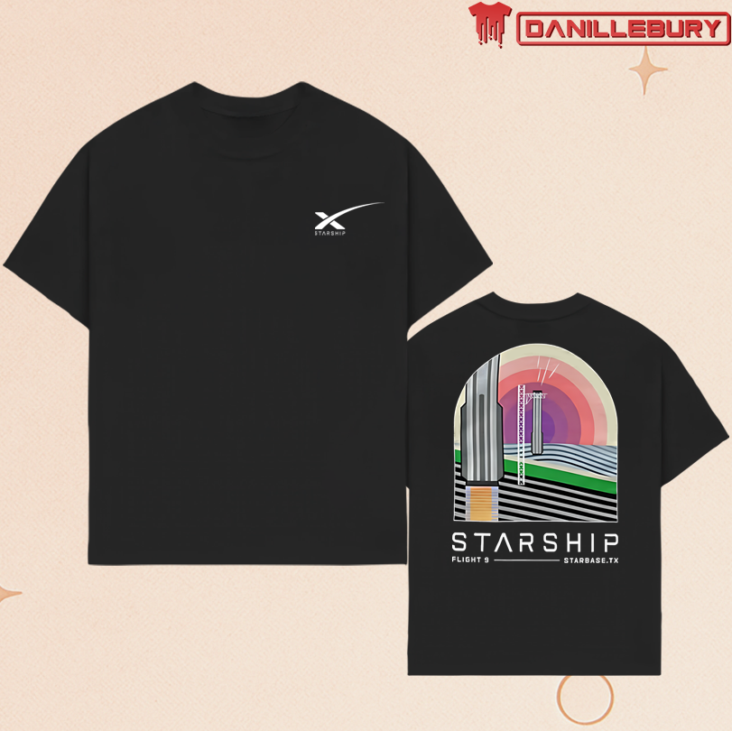 Starship Flight 9 T-Shirt