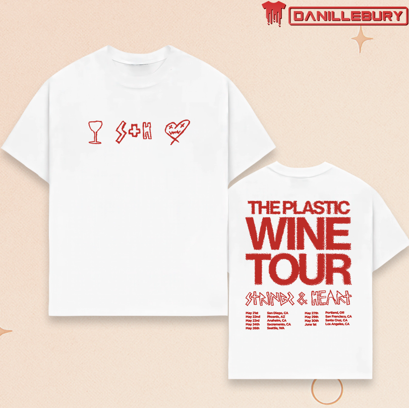String and Heart The Plastic Wine Tour Tee