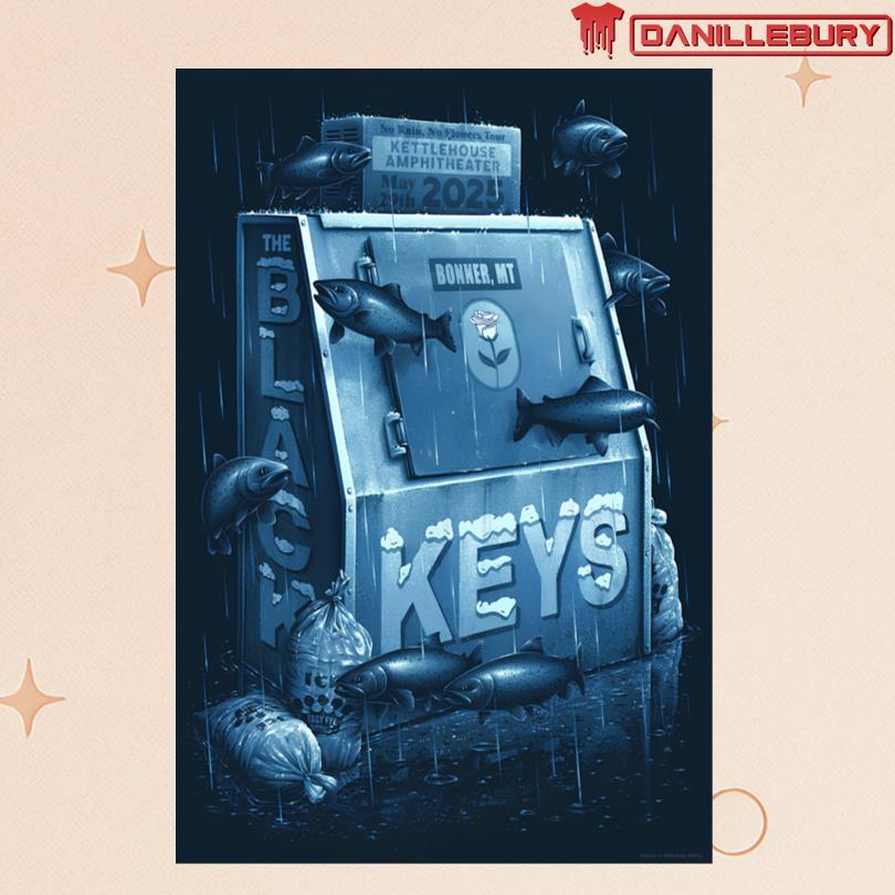 The Black Keys May 29 2025 Bonner MT Poster