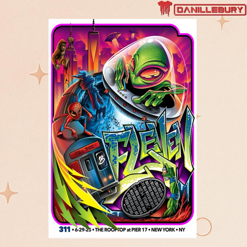 311 At The Rooftop at Pier 17 New York Jun 29 2025 Poster