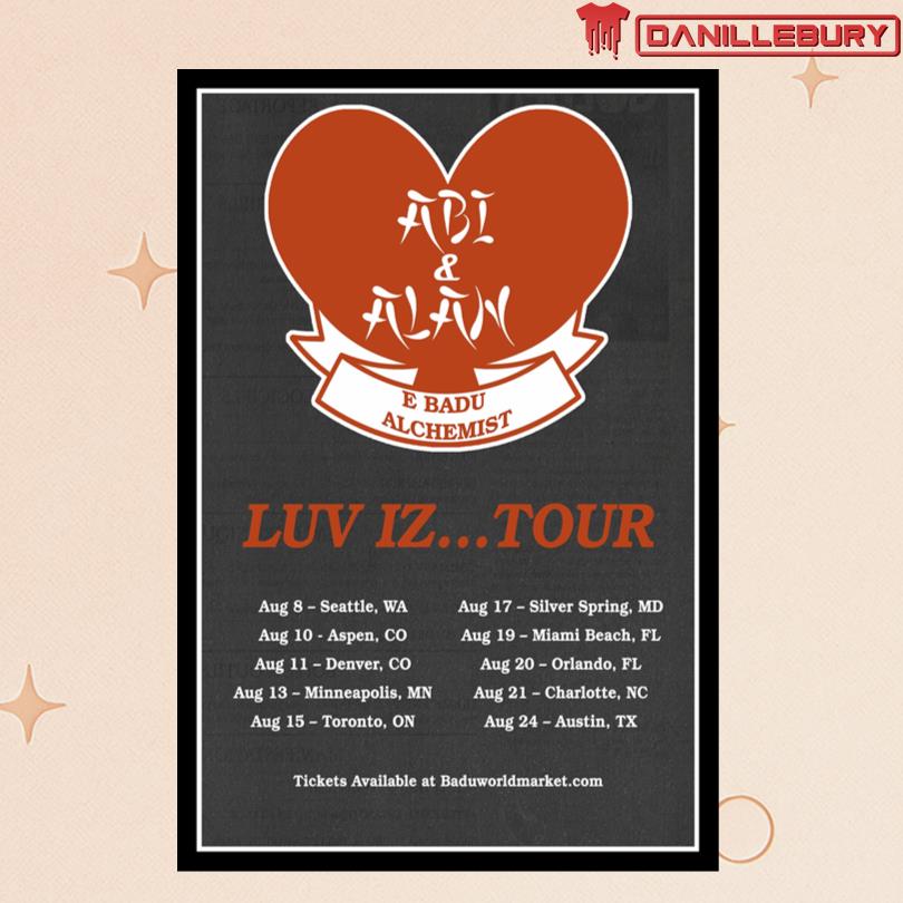 ABI & ALAN Luv Iz... Tour 2025 Aug Poster