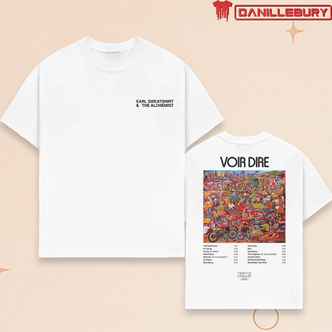 ALC Earl Sweatshirt & The Alchemist Voir Dire Tee