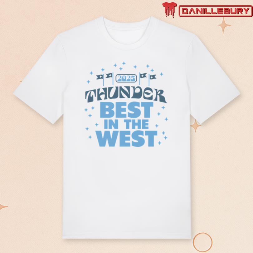 Best in the West Oklahoma City Thunder Tshirt