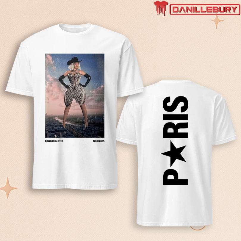Beyoncé Cowboy Carter Tour 2025 Paris Tee