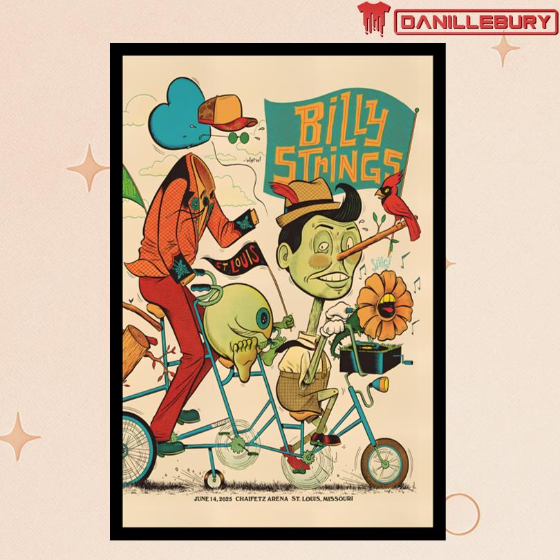 Billy Strings Chaifetz Arena June 14 2025 Concert Poster