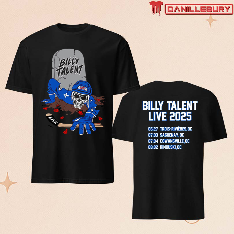 Billy Talent Live 2025 Merch