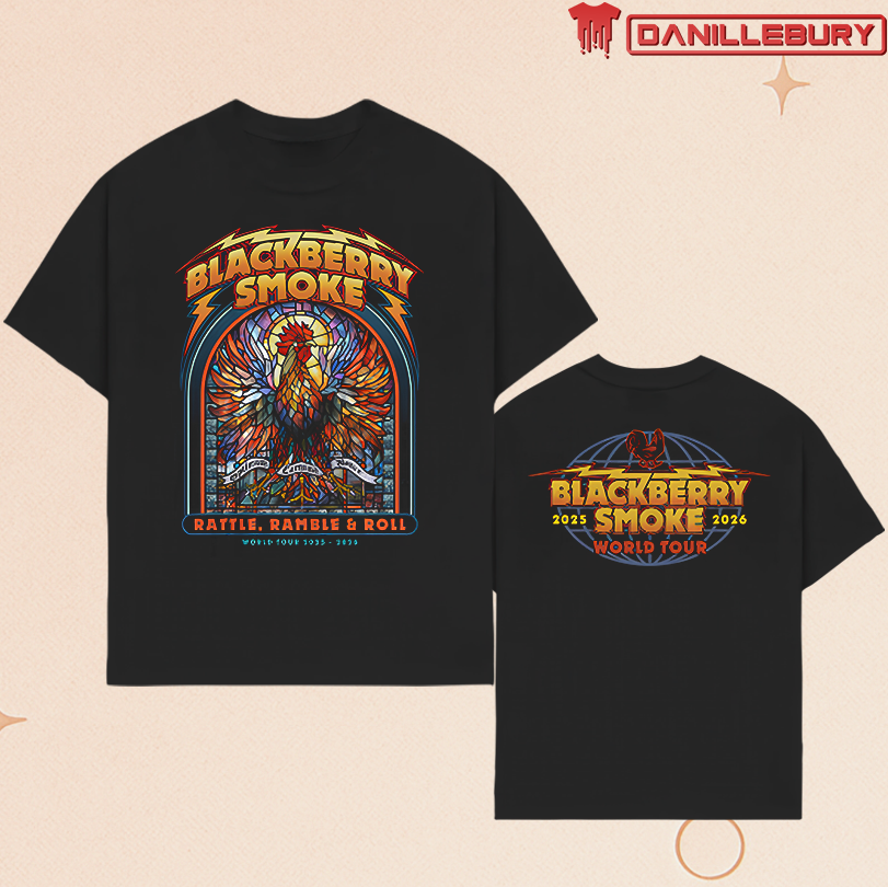 Blackberry Smoke Rattle Ramble and Roll World Tour 2025-2026 Tee