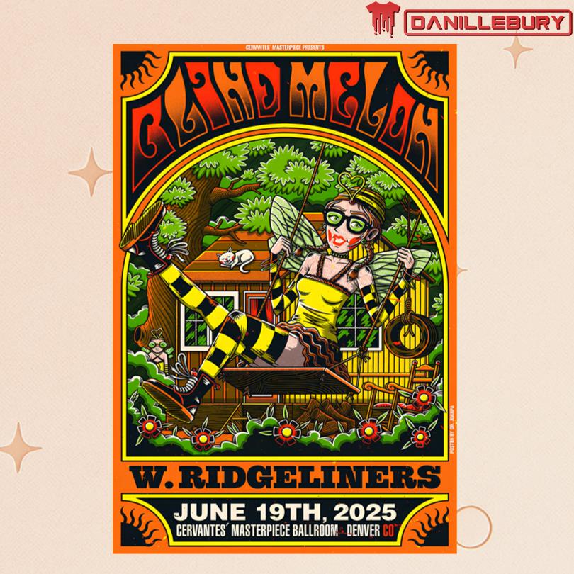 Blind Melon At Masterpiece Ballroom Denver CO June 19 2025 Poster