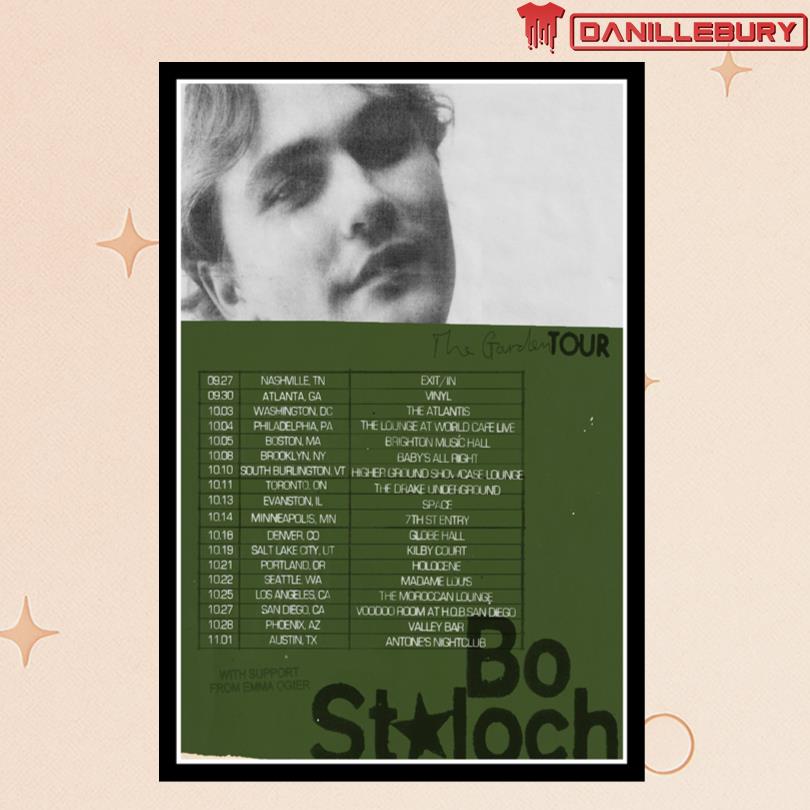 Bo Staloch The Garden Tour 2025 Poster