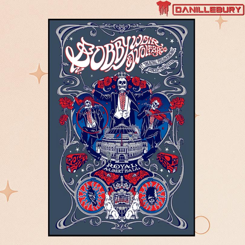 Bobby Weir And Wolf Bros Jun 22 2025 Royal Albert Hall Show Poster