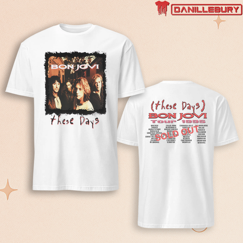 Bon Jovi These Days 1995 Tour T-Shirt