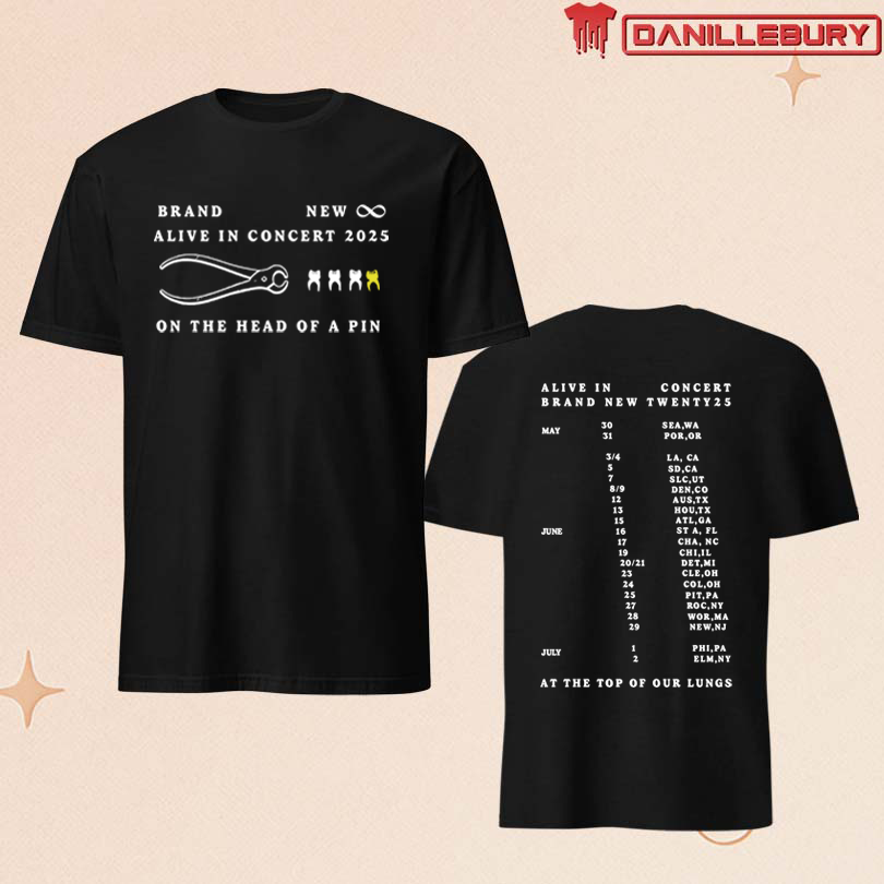 Brand New Alive In Concert 2025 Tour Tee - Copy (2)