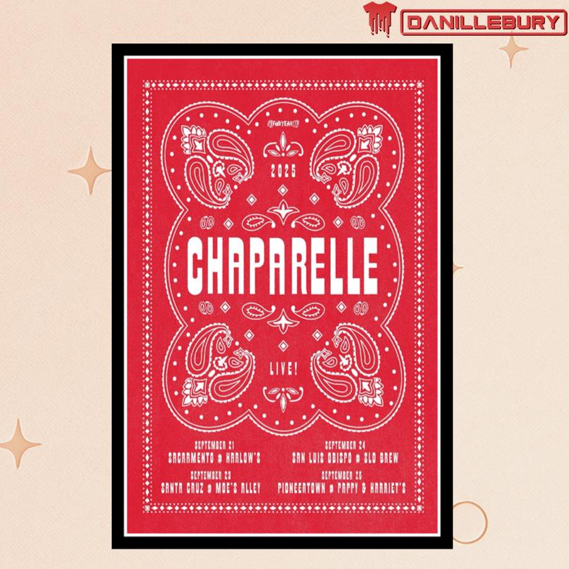 Chaparelle September 2025 Tour Poster