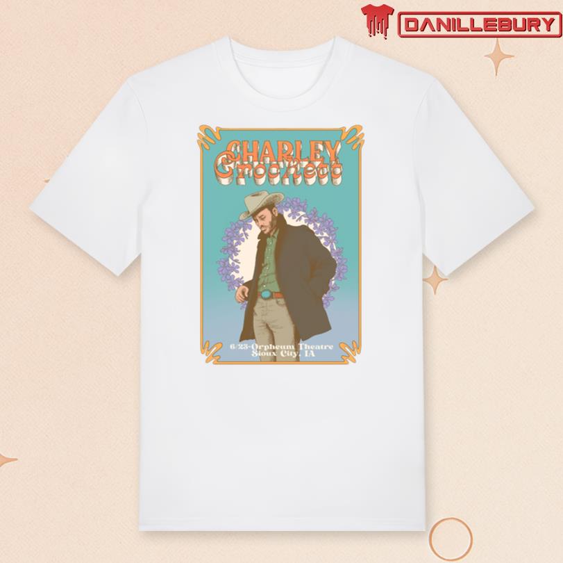 Charlley Crockett June 23 2025 Sioux IA Shirt