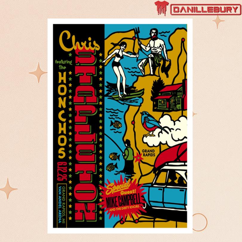 Chris Stapleton At Grand Rapids MI June 12th 2025 Poster
