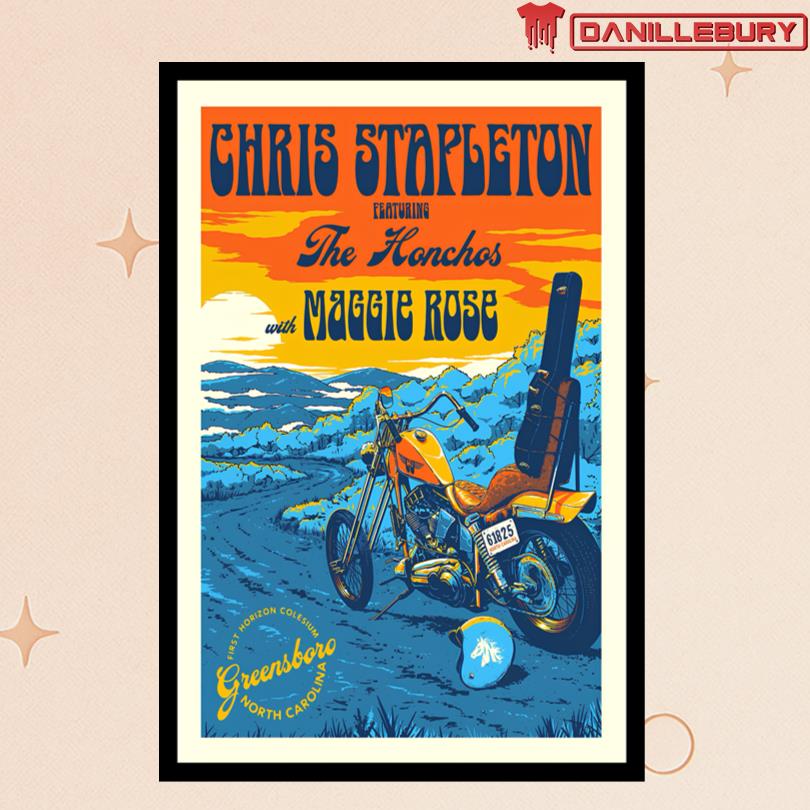 Chris Stapleton June 18 2025 First Horizon Coliseum Greensboro NC Poster