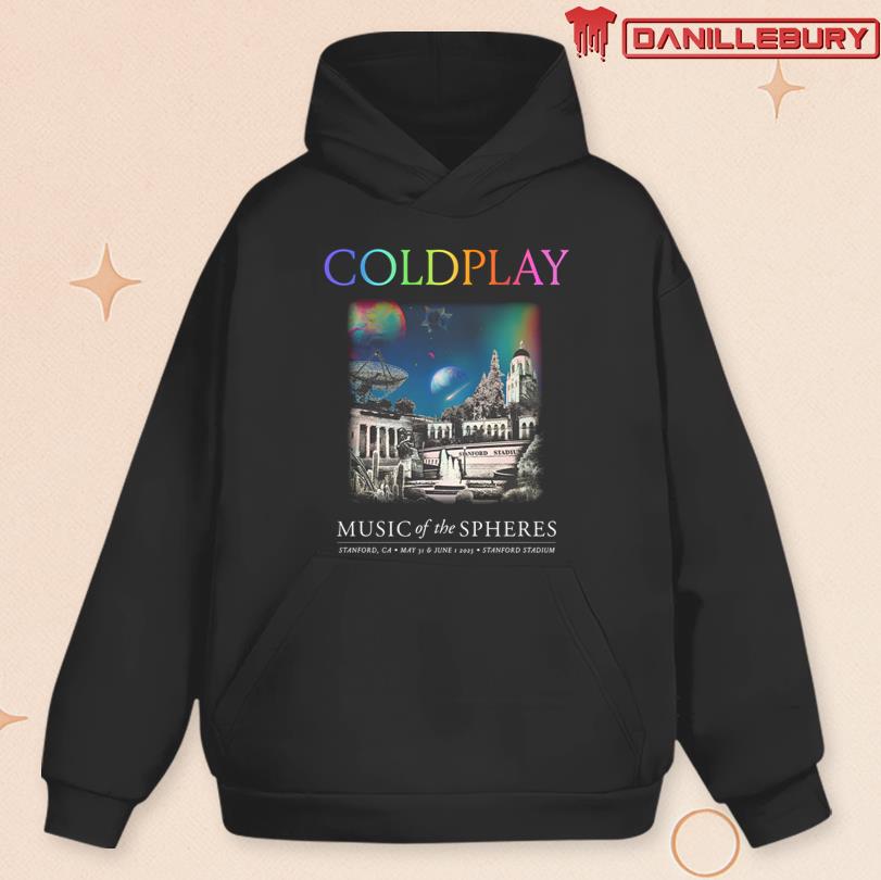 Coldplay Stanford Stadium May 31 & June 1 2025 Tour Tee