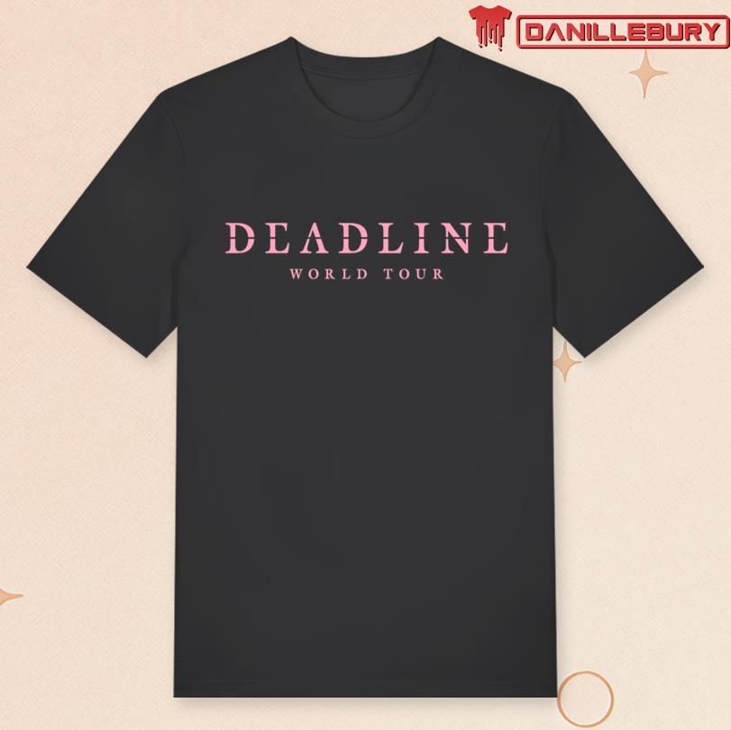 Deadline World Tour Black Pink Tee