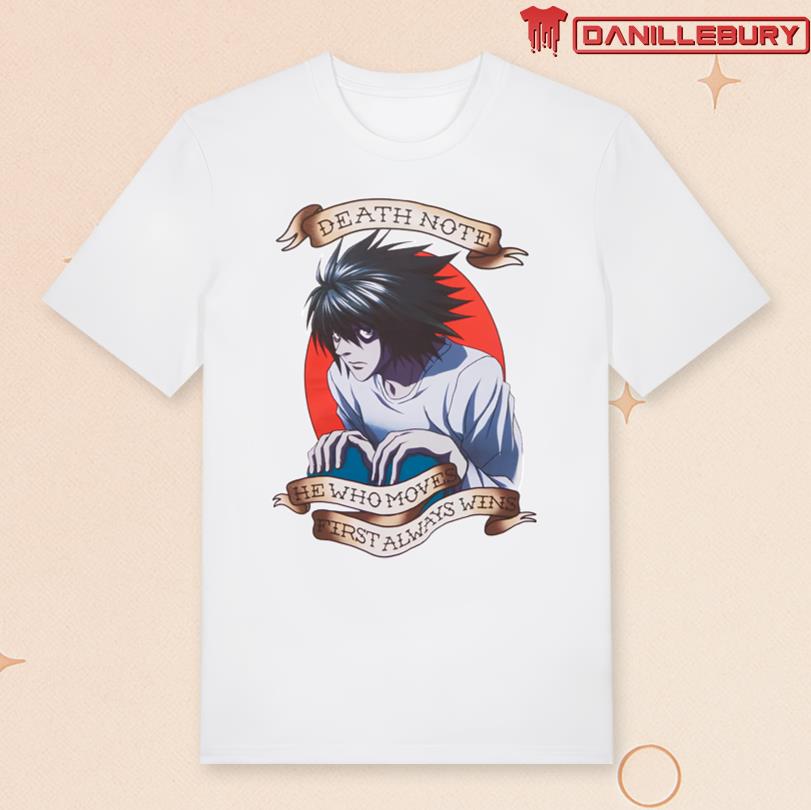Death Note L Traditional Tattoo T-Shirt