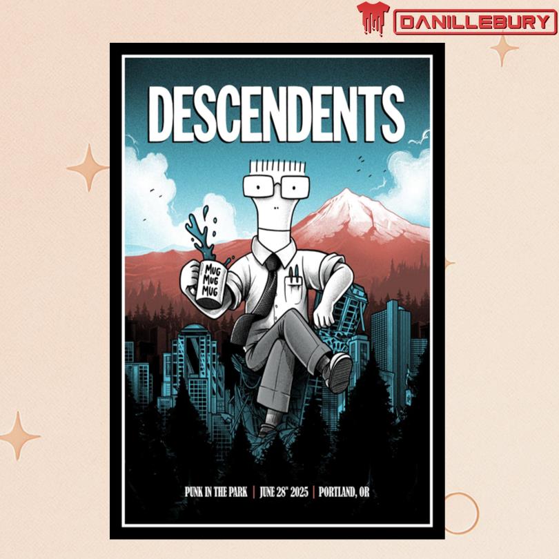 Descendents Punk In The Park Portland OR June 28 2025 Poster