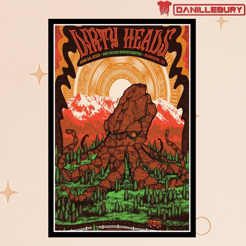 Dirty Heads At Red Rocks Morrison CO June 26 2025 Poster