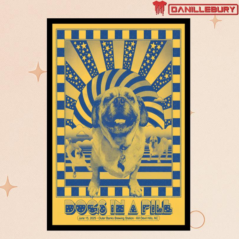 Dogs In A Pile Kill Devil Hills NC June 15 2025 Poster