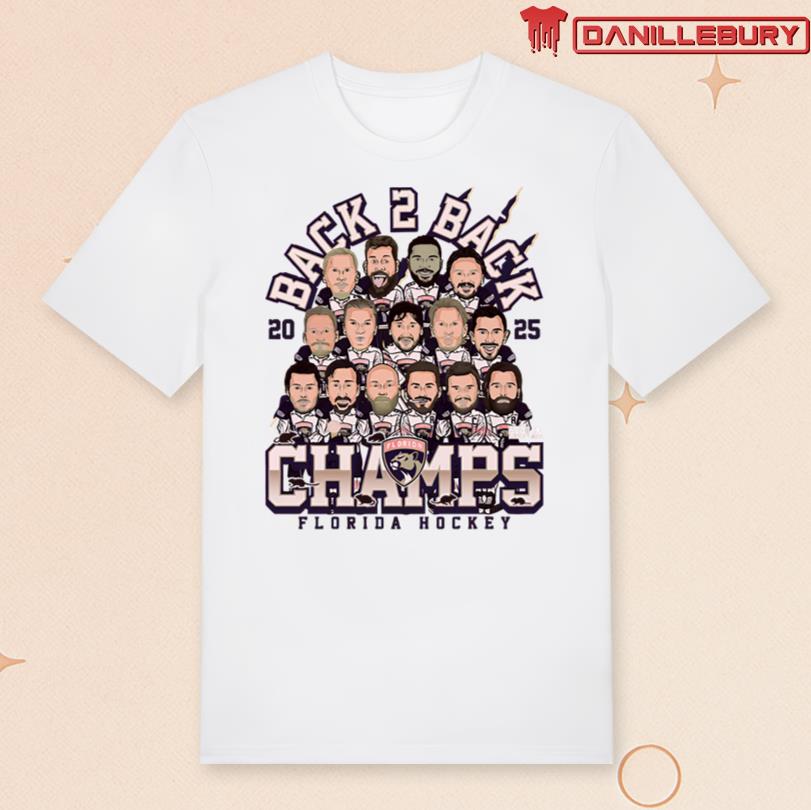 Florida Panthers 2025 Back-to-Back Florida Hockey Shirt