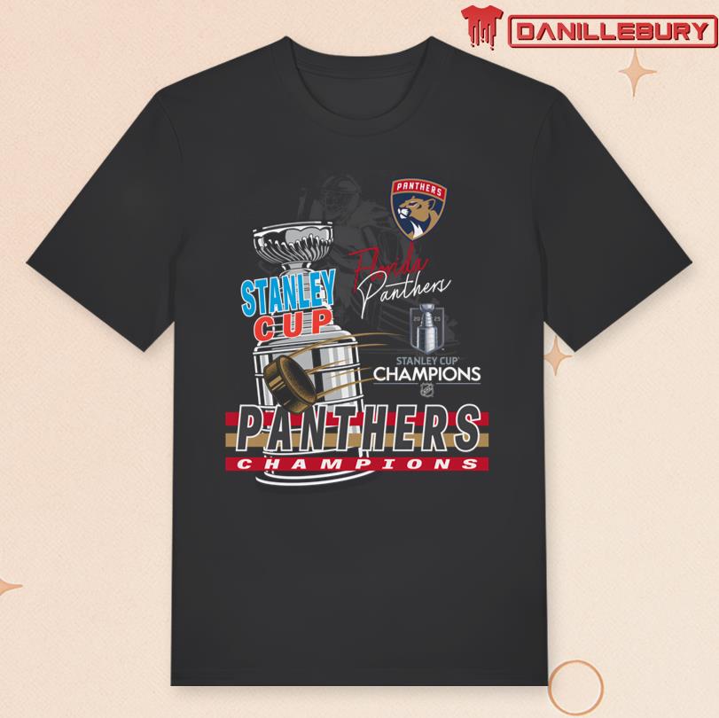 Florida Panthers 2025 Stanley Cup Champions Raise The Cup Arch Shirt