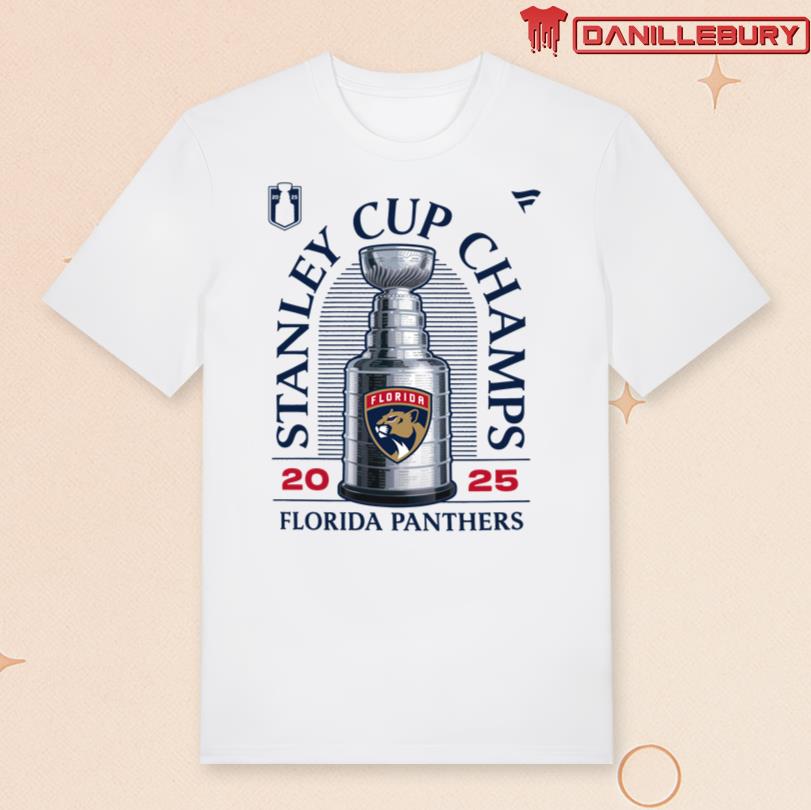 Florida Panthers Fanatics 2025 Stanley Cup Champions Locker Room Tee