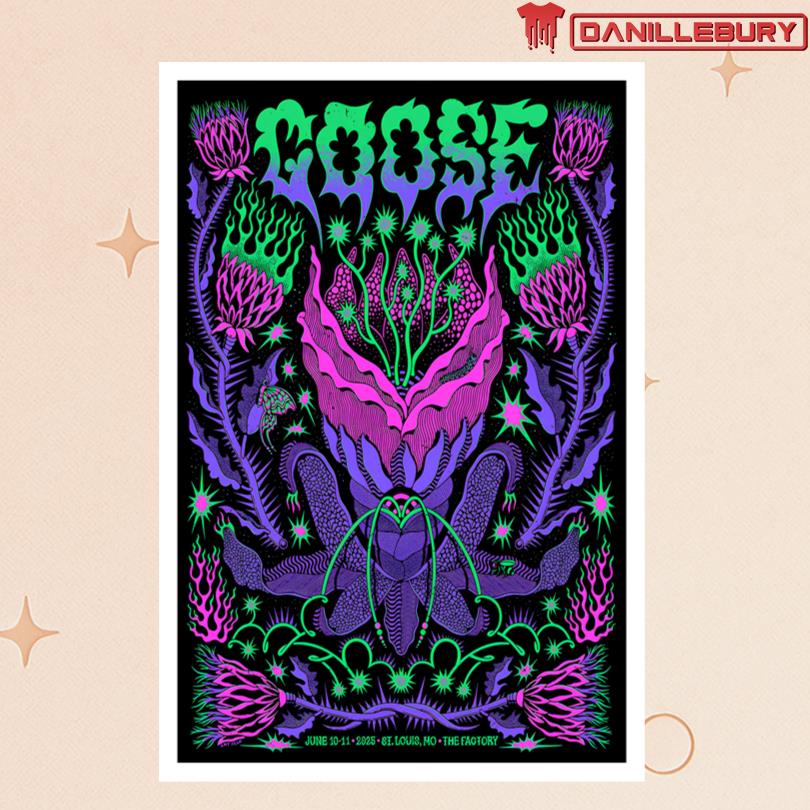 Goose St.Louis MO June 10-11 2025 Tour Poster