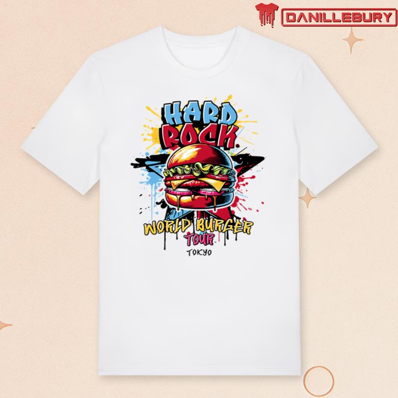 Hard Rock World Burger Tour Tokyo T-shirt