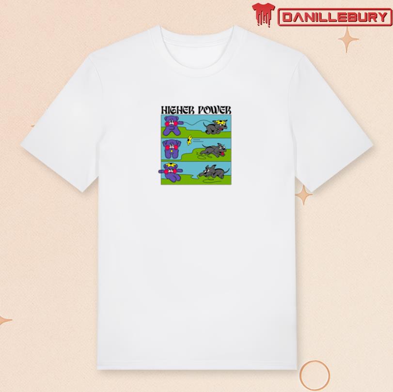 Higher Power Flower Dog T-shirt