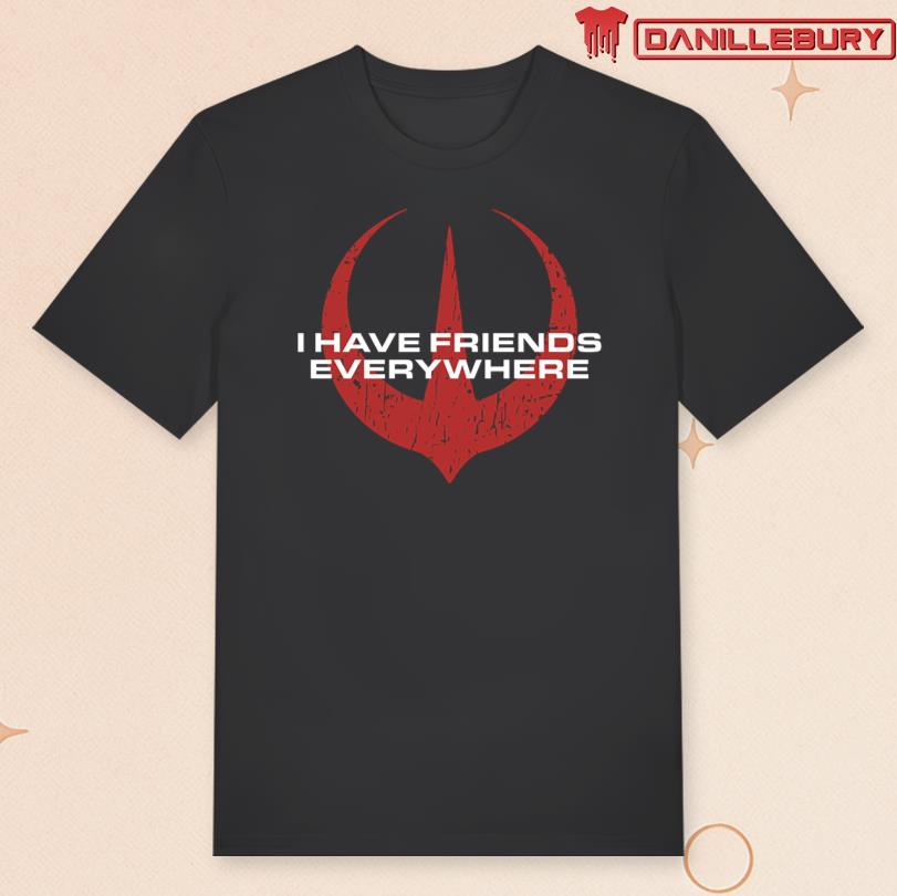 I Have Friends Everywhere Logo Red Tee