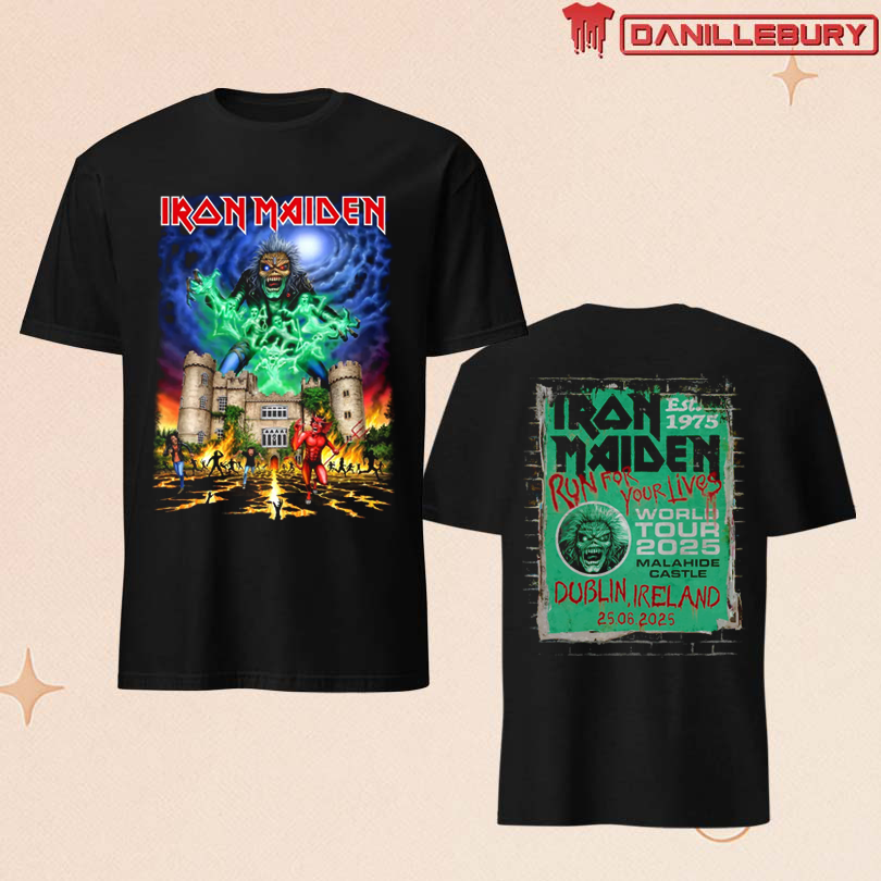 Iron Maiden Dublin June 26 2025 Dublin Tour T-shirt