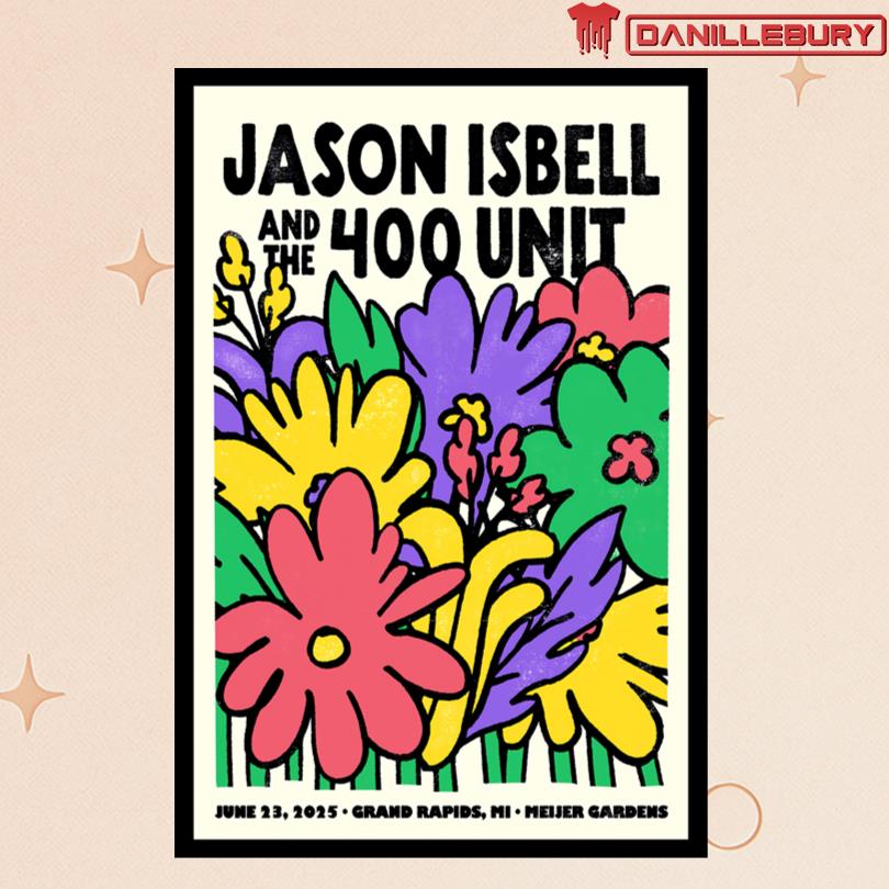 Jason Isbell And The 400 Unit Jun 23 2025 Grand Rapids, MI Event Poster