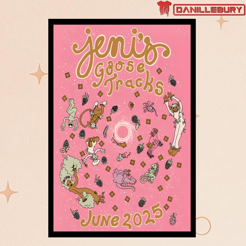 Jeni\'s Goose Tracks 2025 June Poster