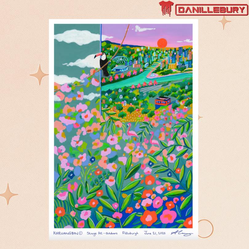 Khruangbin Jun 21 2025 Stage AE - Pittsburgh, PA Poster